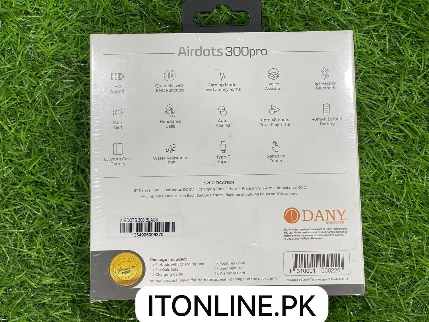 DANY 300PRO Bluetooth 5.3 True Wireless Earbuds | I.T. STORE Rex City Faisalabad