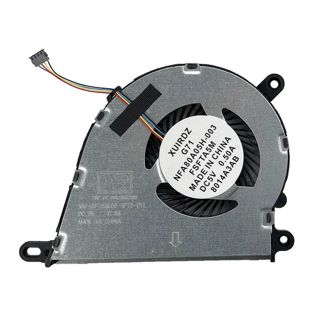 HP 15-DY / 15S-FQ / 15S-FR / 14-DQ / 14S-DQ / 15S-EQ Laptop CPU Cooling Fan
The HP Laptop CPU Cooling Fan is a high-quality replacement fan designed for multiple HP 14-inch and 15-inch notebook series. This fan helps maintain proper temperature by efficiently dissipating heat from the CPU, ensuring smooth performance and protecting internal components from overheating.
It is an ideal solution for overheating issues, noisy fans, or fan failure.
🔧 Compatible Laptop Models
This CPU cooling fan is compatib