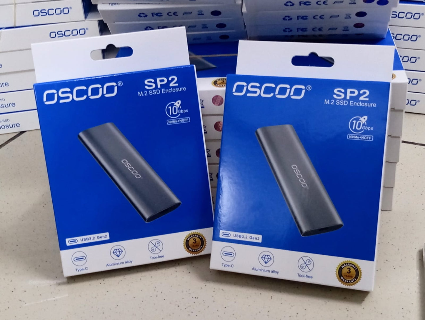 🚀 OSCOO SP2 M.2 SSD Enclosure - NVMe & NGFF Dual Protocol 10Gbps | IT Store