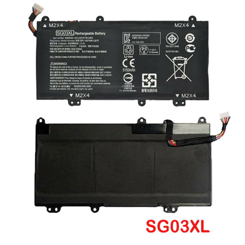 HP Envy 17T-U M7-U 17T-U000 CTO 17-U273CL HSTNN-LB7F SG03XL 100% Original Laptop Battery