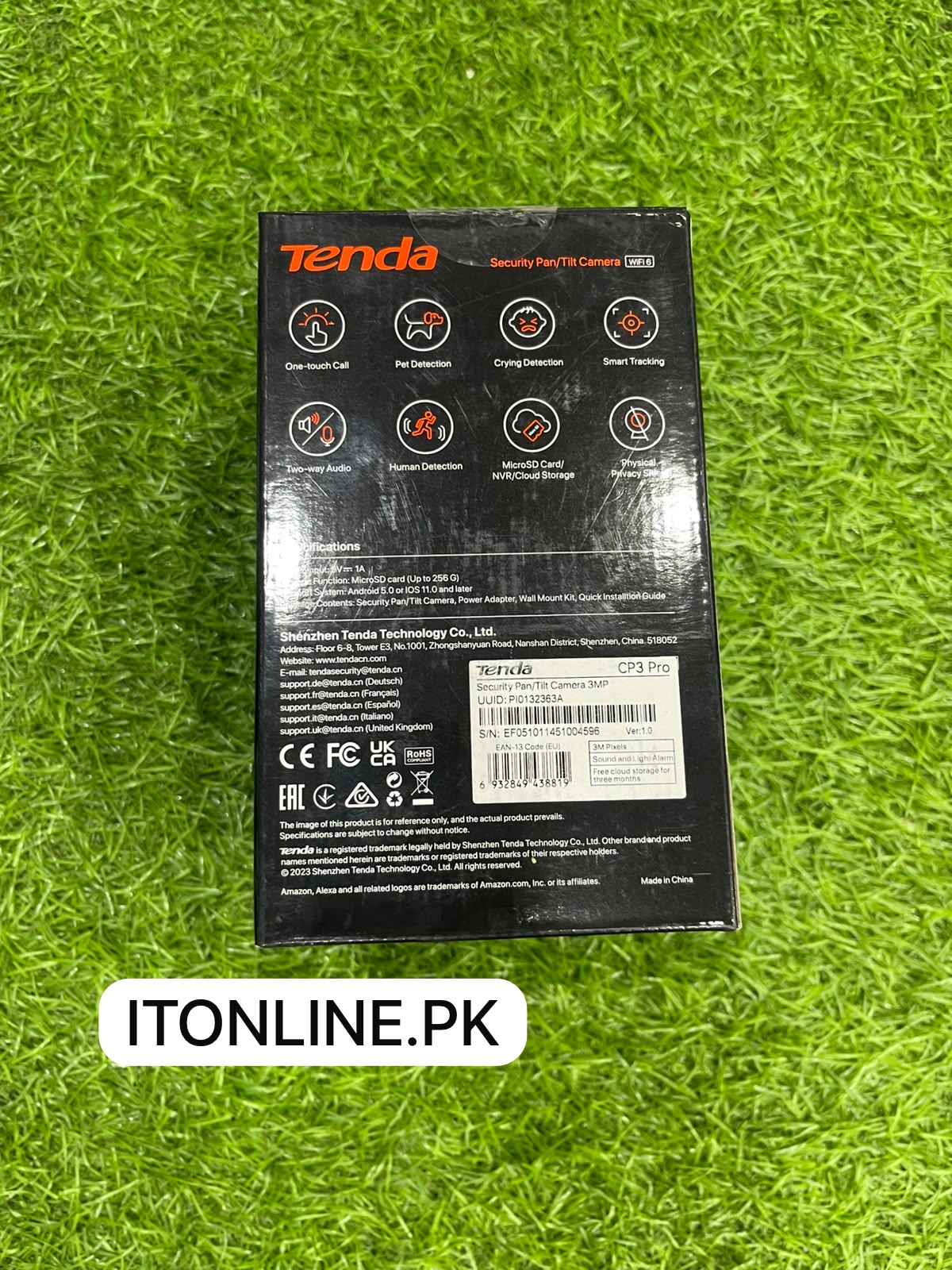 Tenda CP3 Pro 3MP 2K Wi-Fi 6 Security Camera Price in Pakistan I.T. STORE
