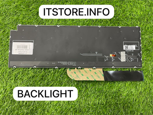 Back view of Dell Vostro 7591 Keyboard showing backlight ribbon cable