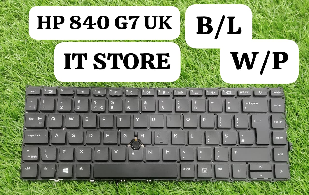 HP EliteBook 840 G7 Backlit Keyboard UK Layout with Pointer Stick