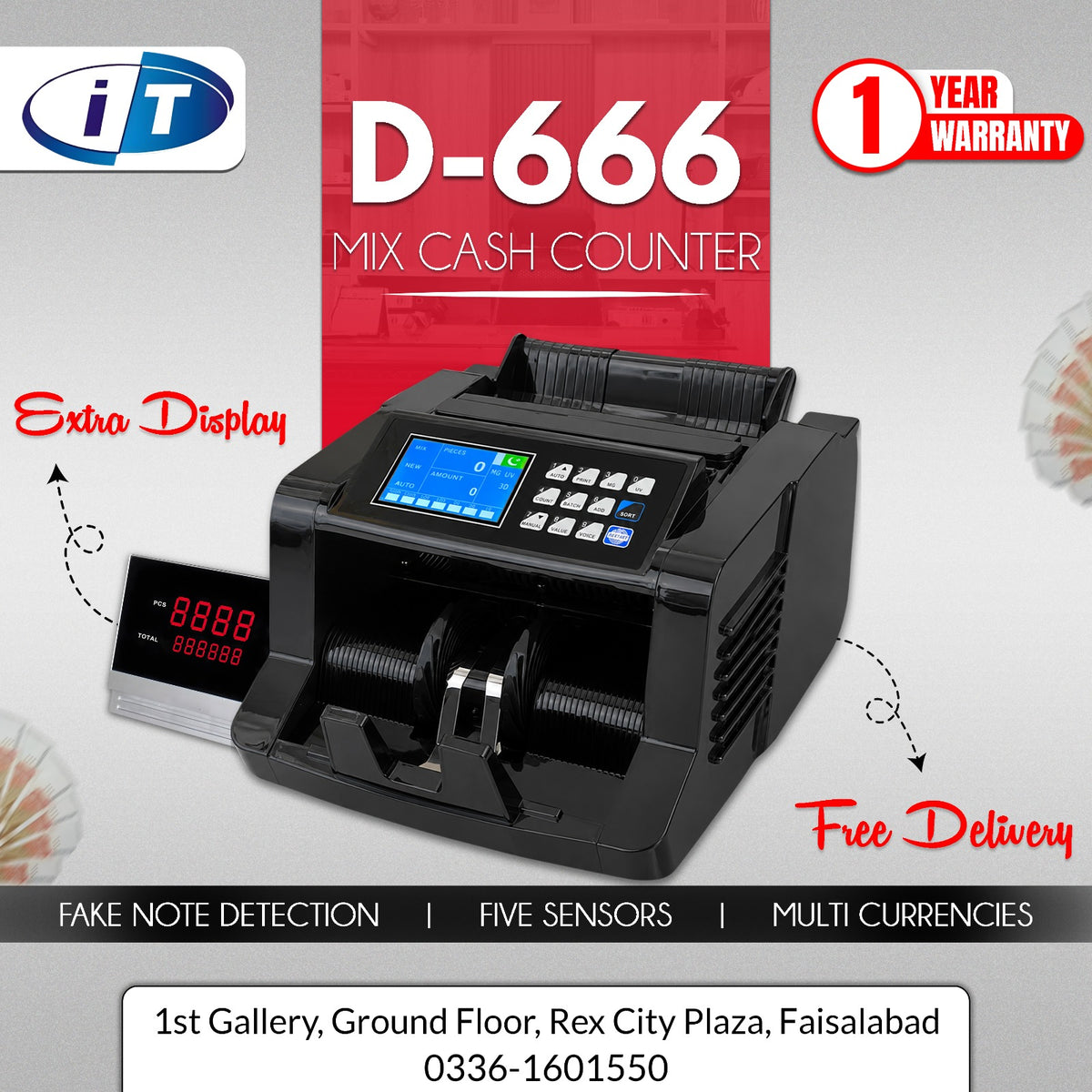 mix value cash counting machine price in rex city faisalabad