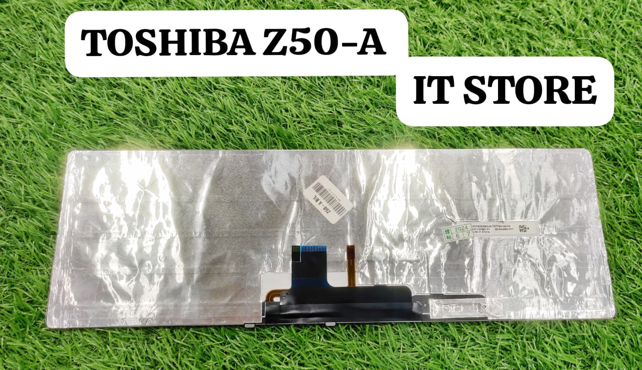 Back view of Toshiba Tecra Z50-A Keyboard showing backlight ribbon cable