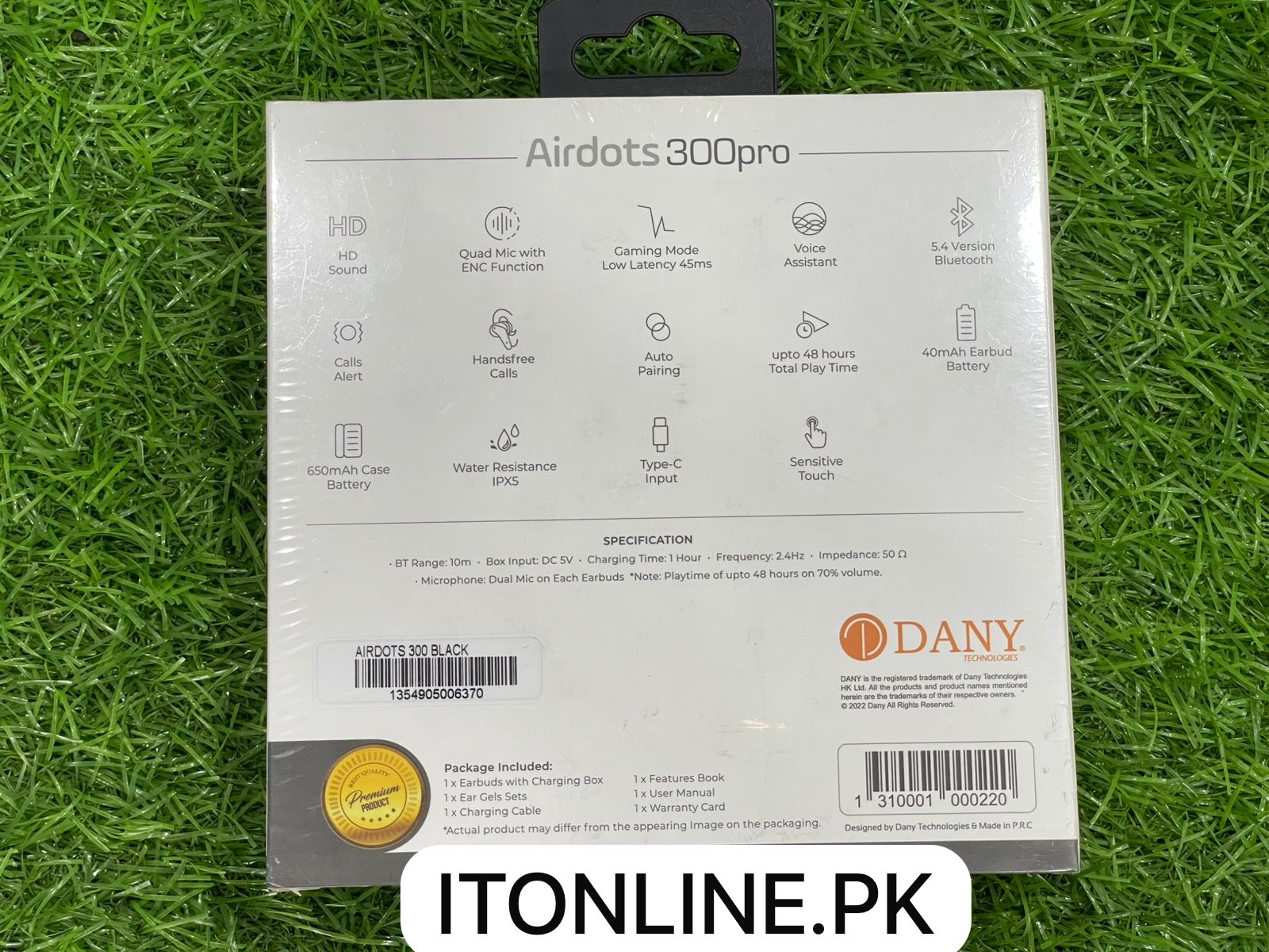 DANY 300PRO Bluetooth 5.3 True Wireless Earbuds | I.T. STORE Rex City Faisalabad