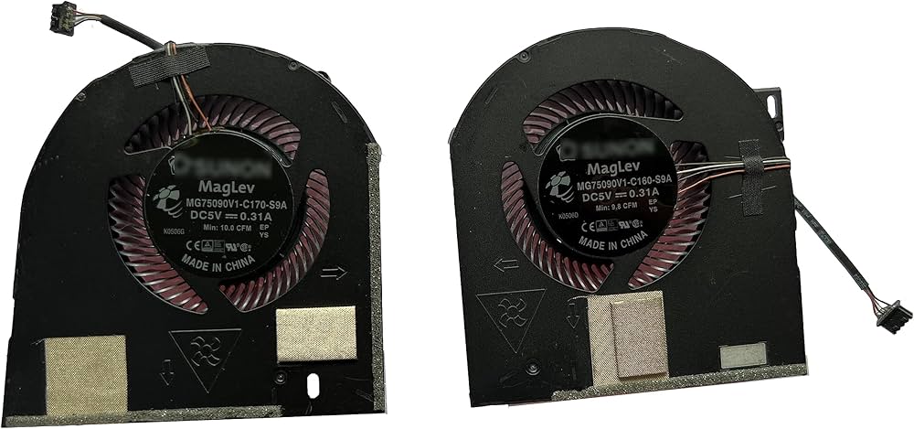 Dell Precision 7530 7540 CPU & GPU Cooling Fan | MG75090V1-C170-S9A C160-S9A