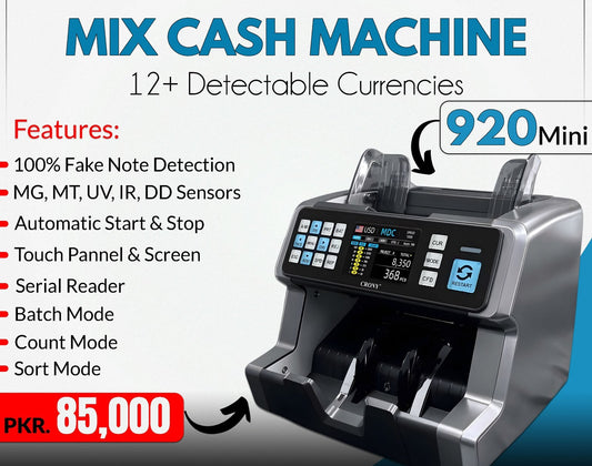 DTECH 920 Mini Mix Value Cash Counting Machine Price in Pakistan I.T. STORE