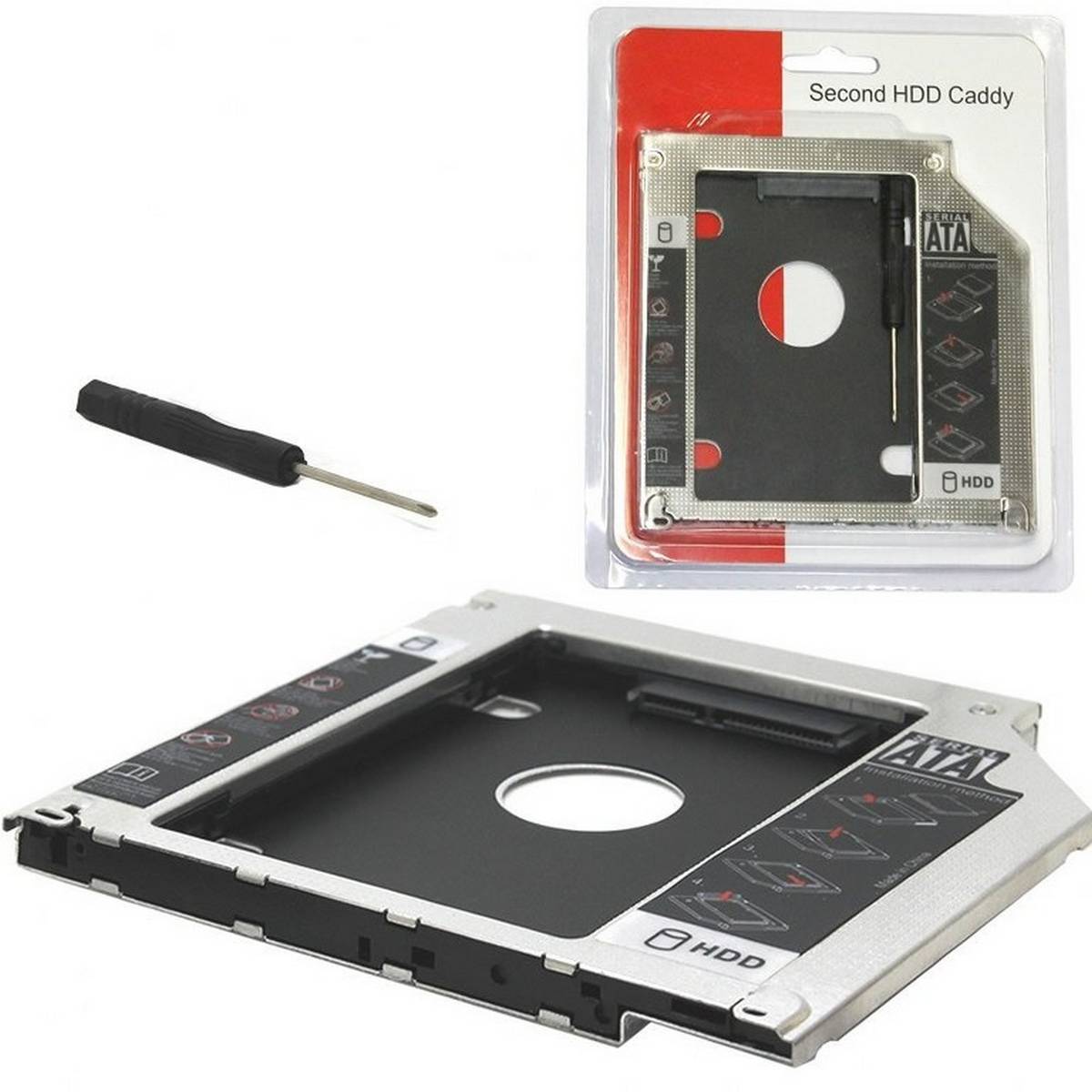 2nd HDD Slim Caddy 9.5mm SATA 3.0 Price in Faisalabad | I.T. STORE