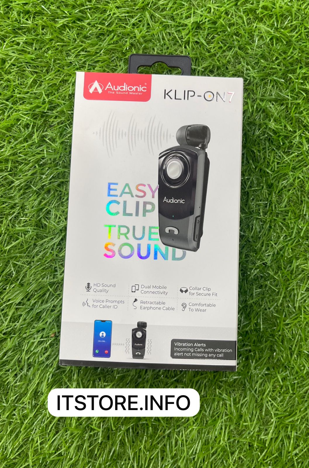 Audionic Klip-On 7 Retractable Bluetooth Headset Price in Pakistan I.T. STORE