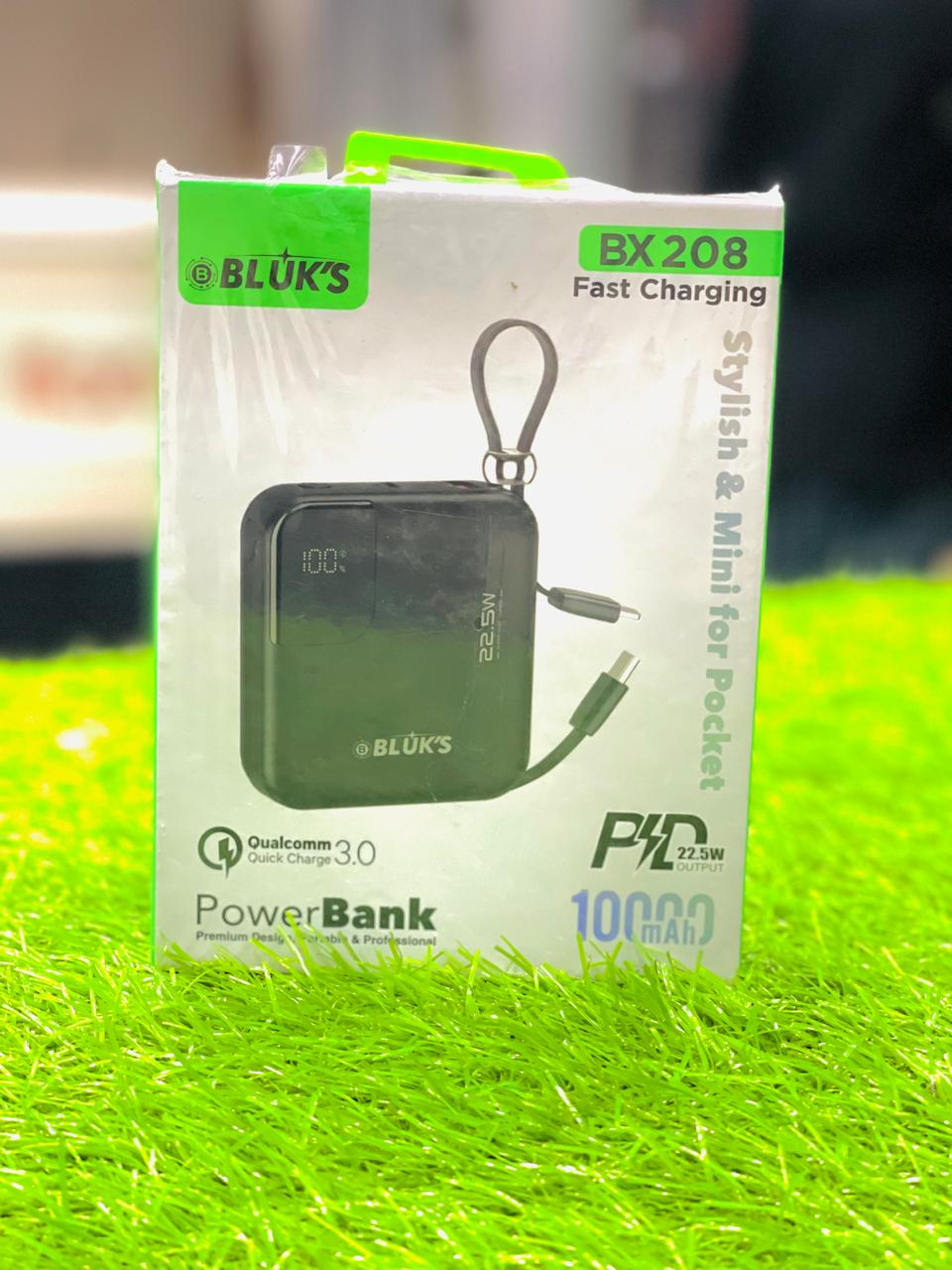 BX-208 10,000mAh Power Bank - 22.5W Fast Charging & PD 20W | IT Store Pakistan