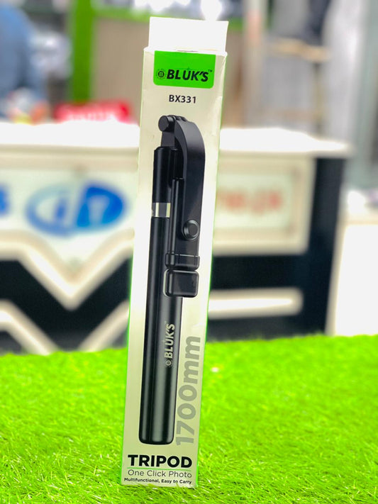 BLUK’S BX-331 1700mm Selfie Stick & Tripod with Fill Light | IT Store