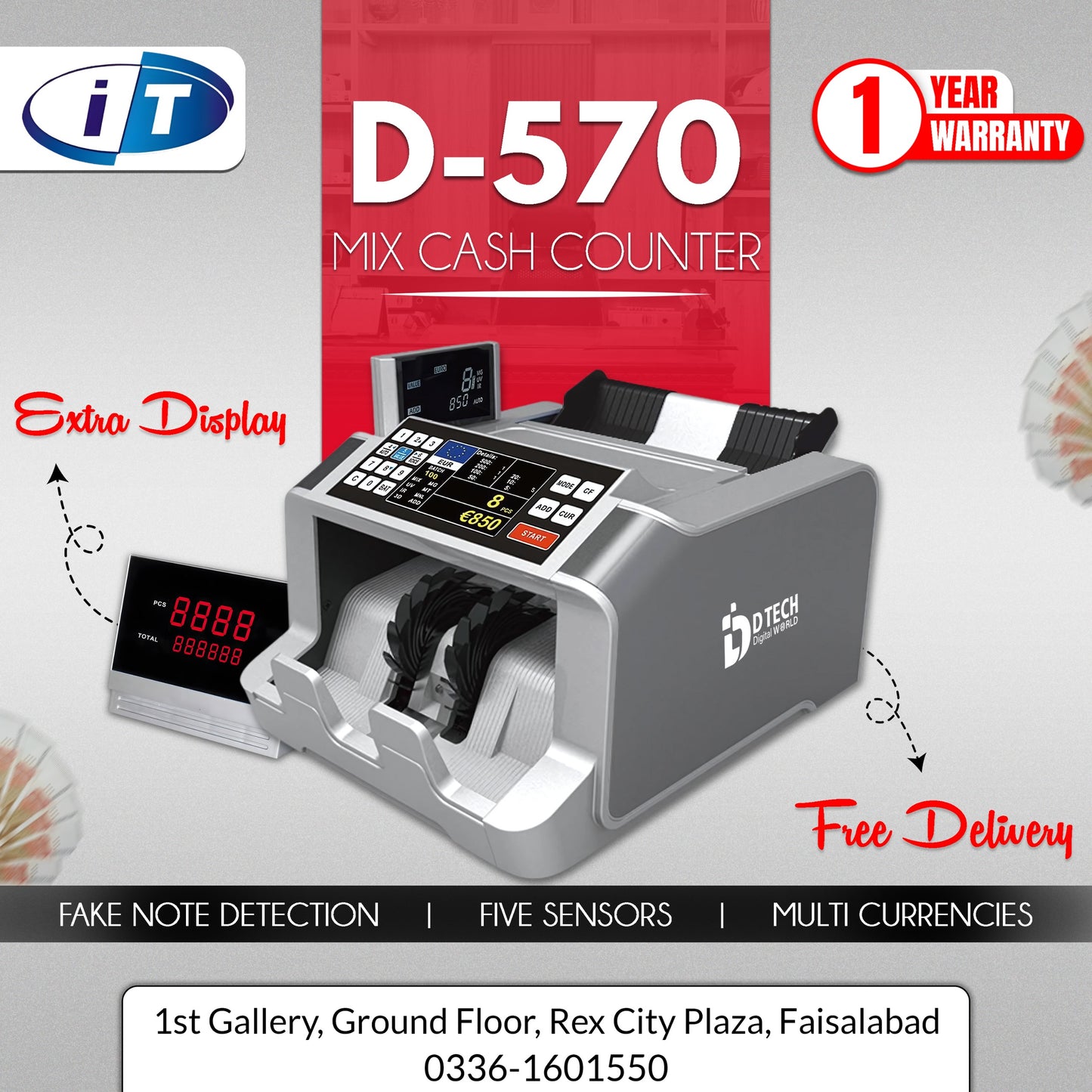 D-570 Mix Value Cash Counter Price in Pakistan I.T. STORE