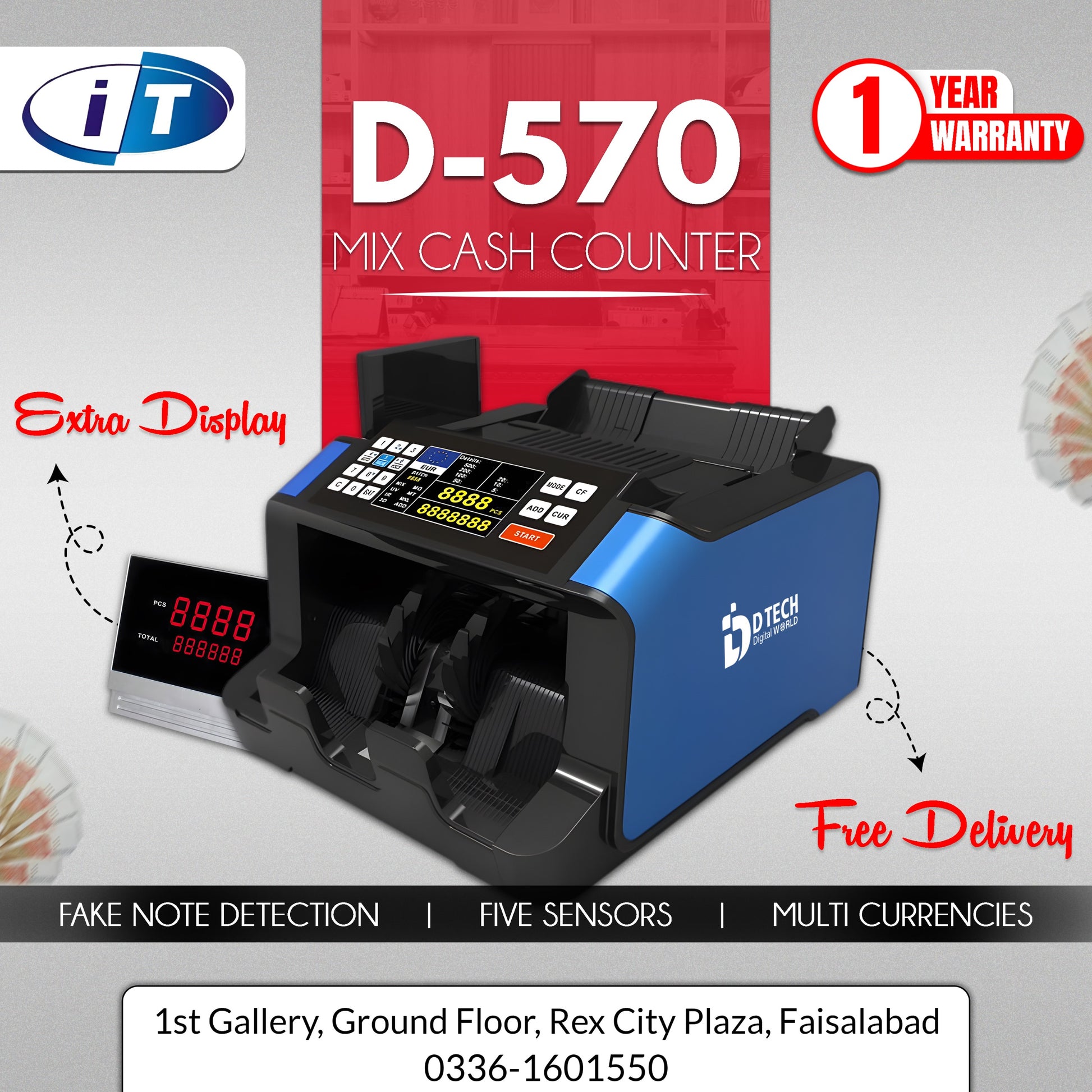D-570 Mix Value Cash Counter Price in Pakistan I.T. STORE
