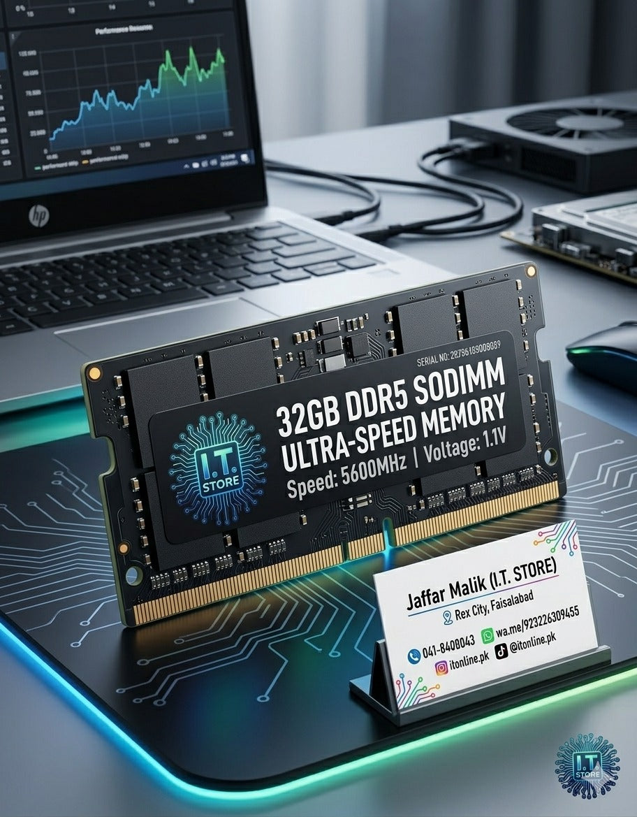 DDR5 32GB Laptop RAM upgrade I.T. STORE Faisalabad