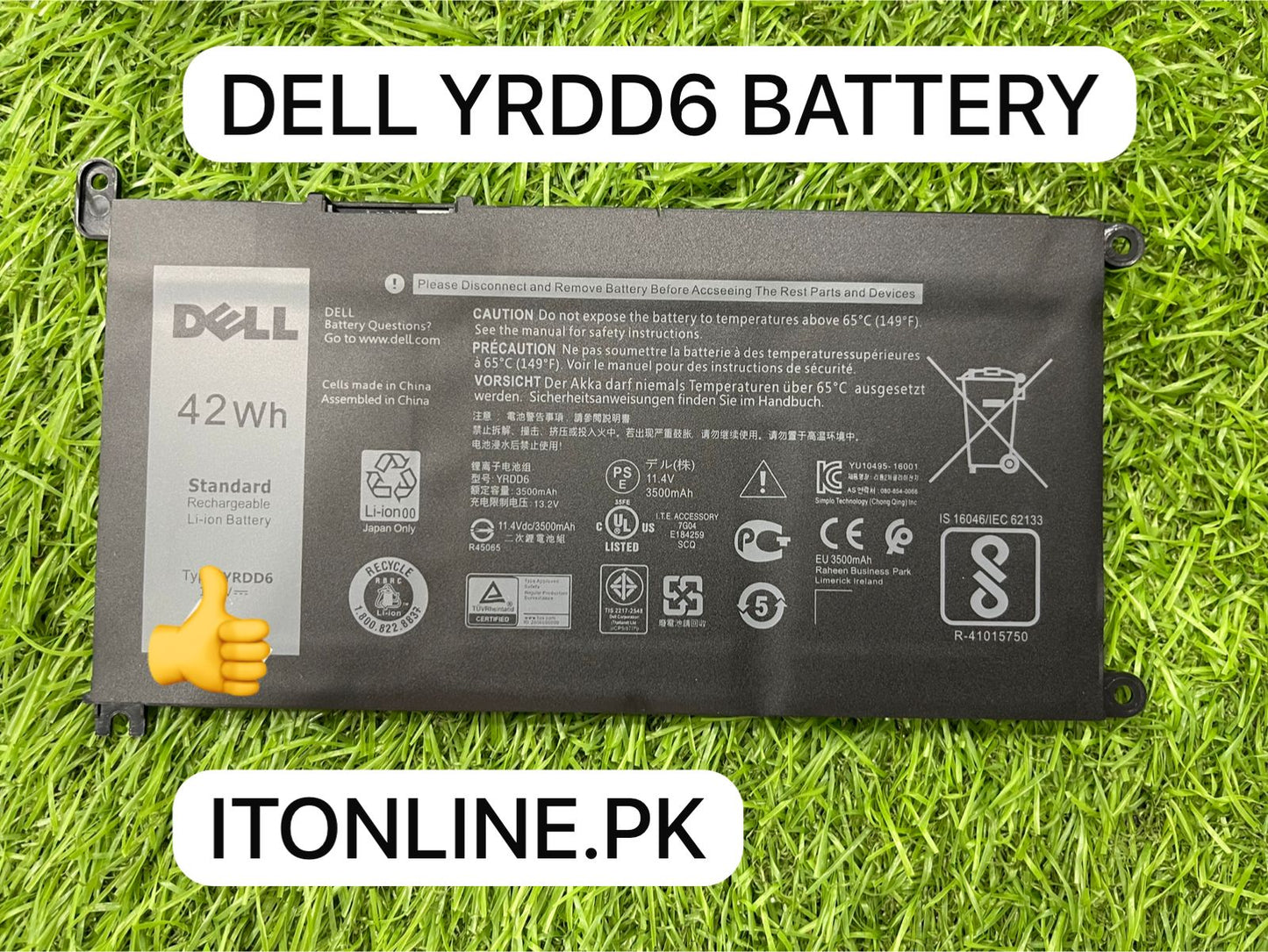Dell Vostro 5490 5590 Battery YRDD6 VM732 Rex City I.T. STORE
