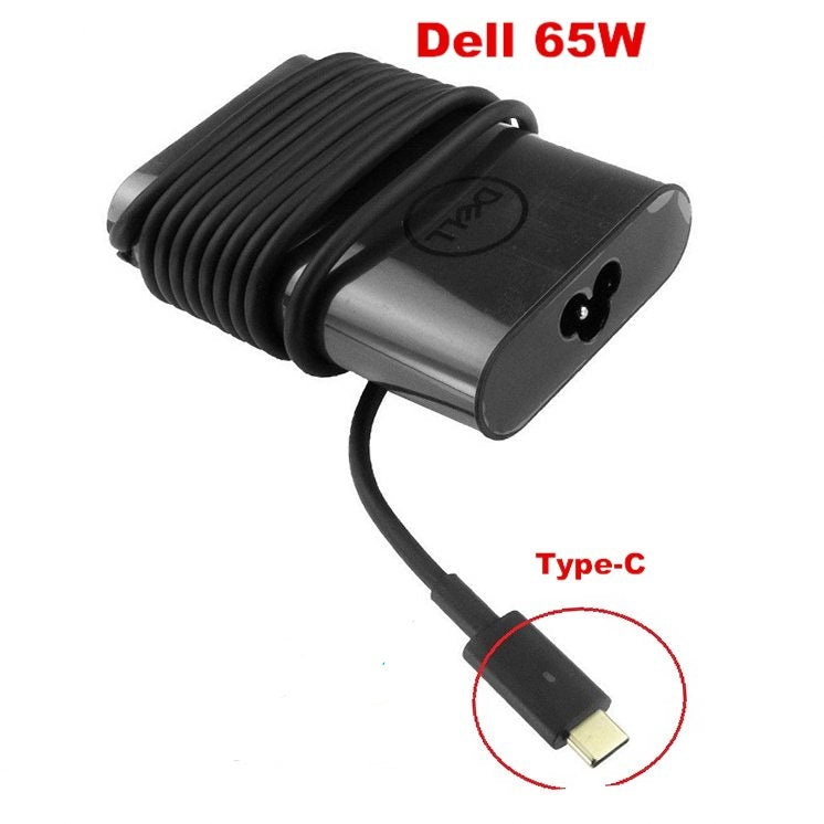 Dell 65W Type-C AC Adapter Charger | USB-C Laptop Power Supply | I.T. STORE