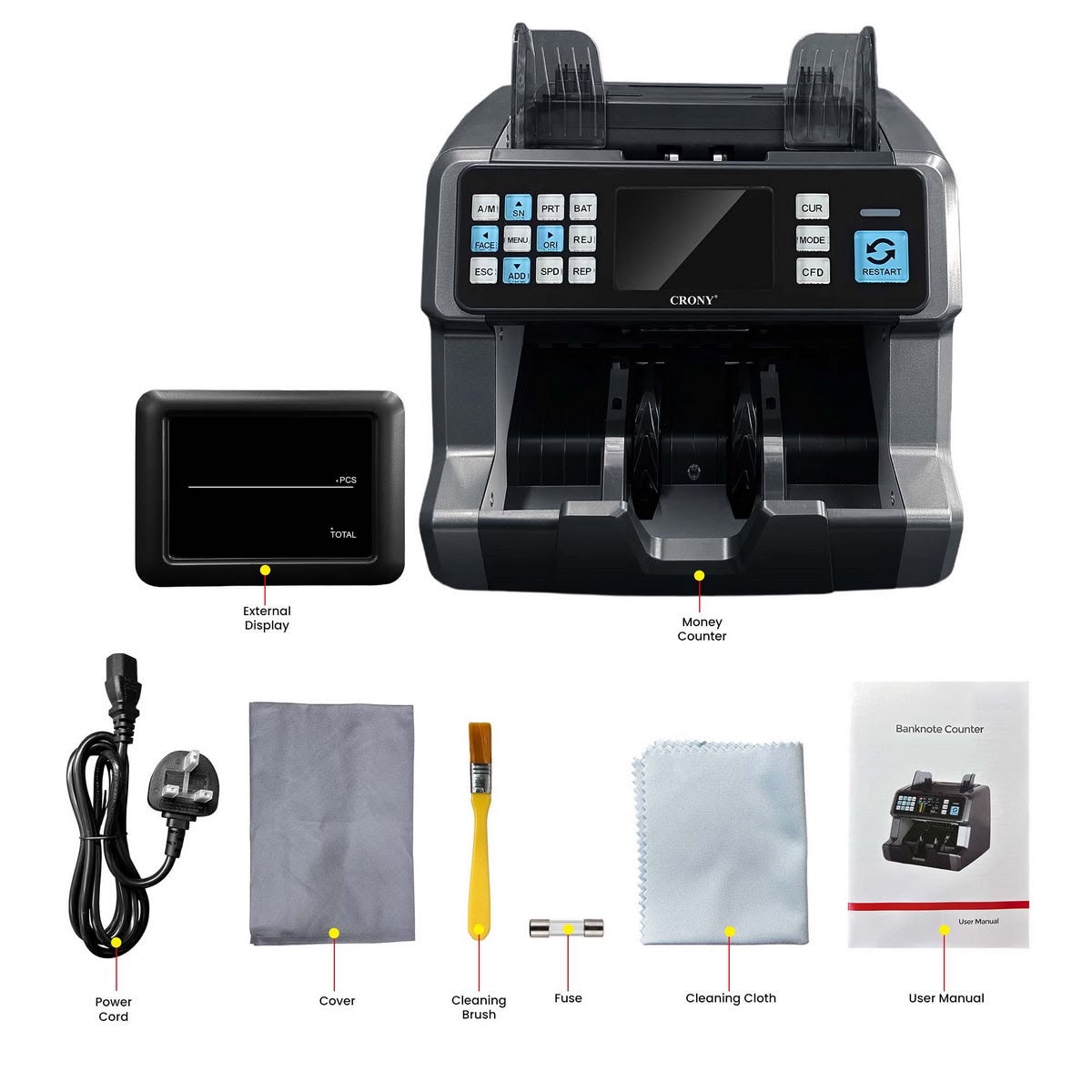 Best Mix Value Money Counter with Touch Screen Display Pakistan