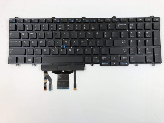 Laptop Notebook Keyboard With Backlit For Dell Latitude E5550 E5570 E5580 E5590 E5591