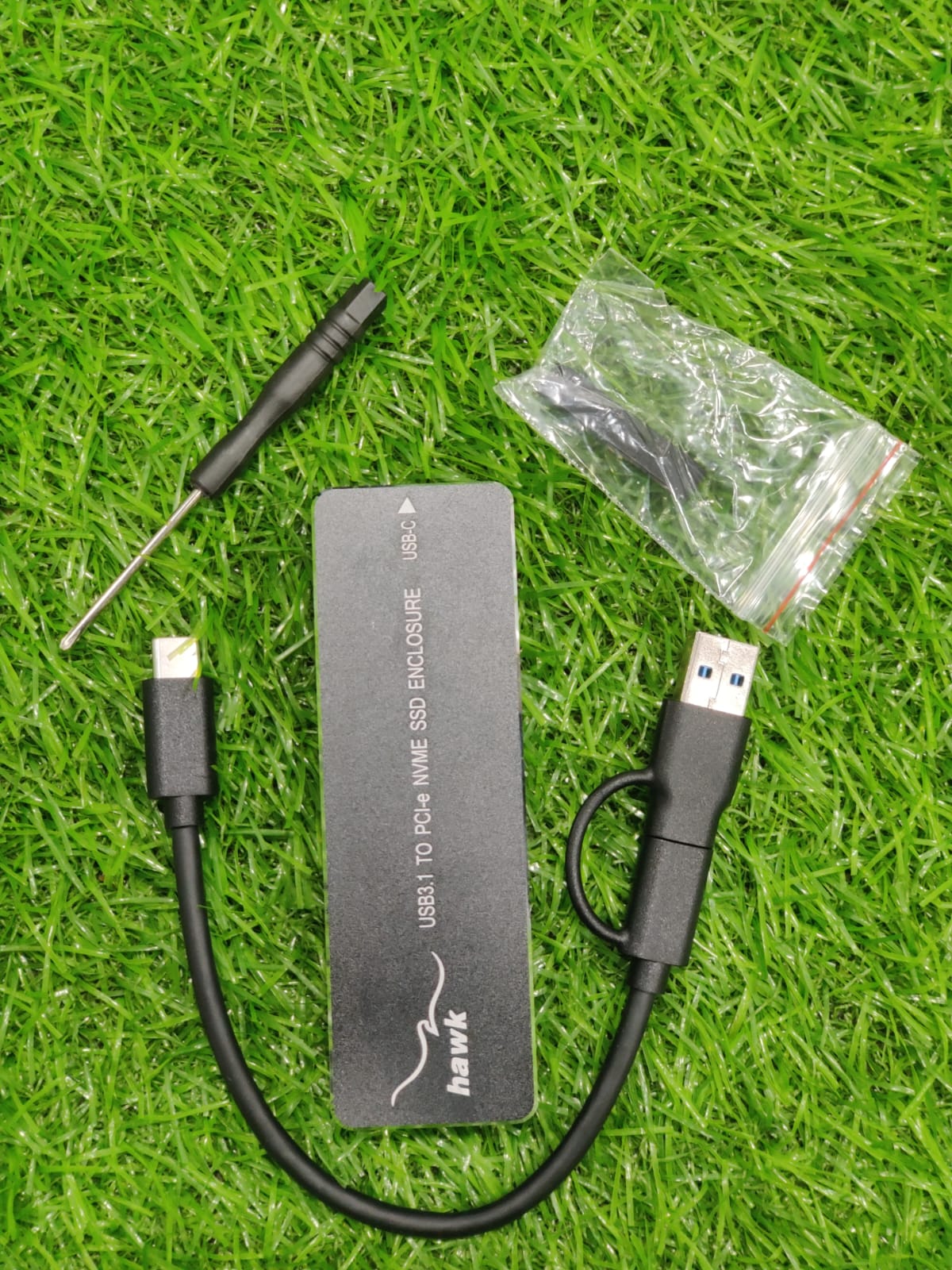 Hawk M.2 NVMe to USB 3.1 Type-C SSD Enclosure - 10Gbps High Speed | IT Store