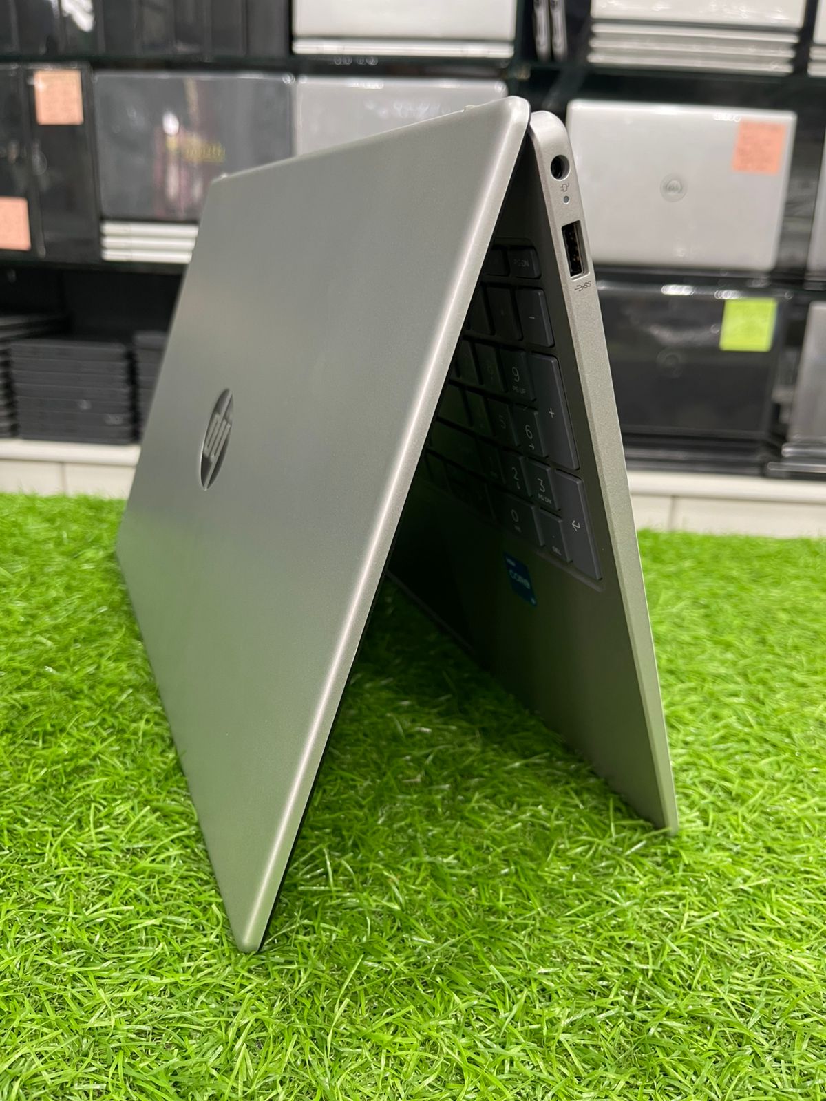 Silver HP 15-fd laptop box pack with 256GB SSD