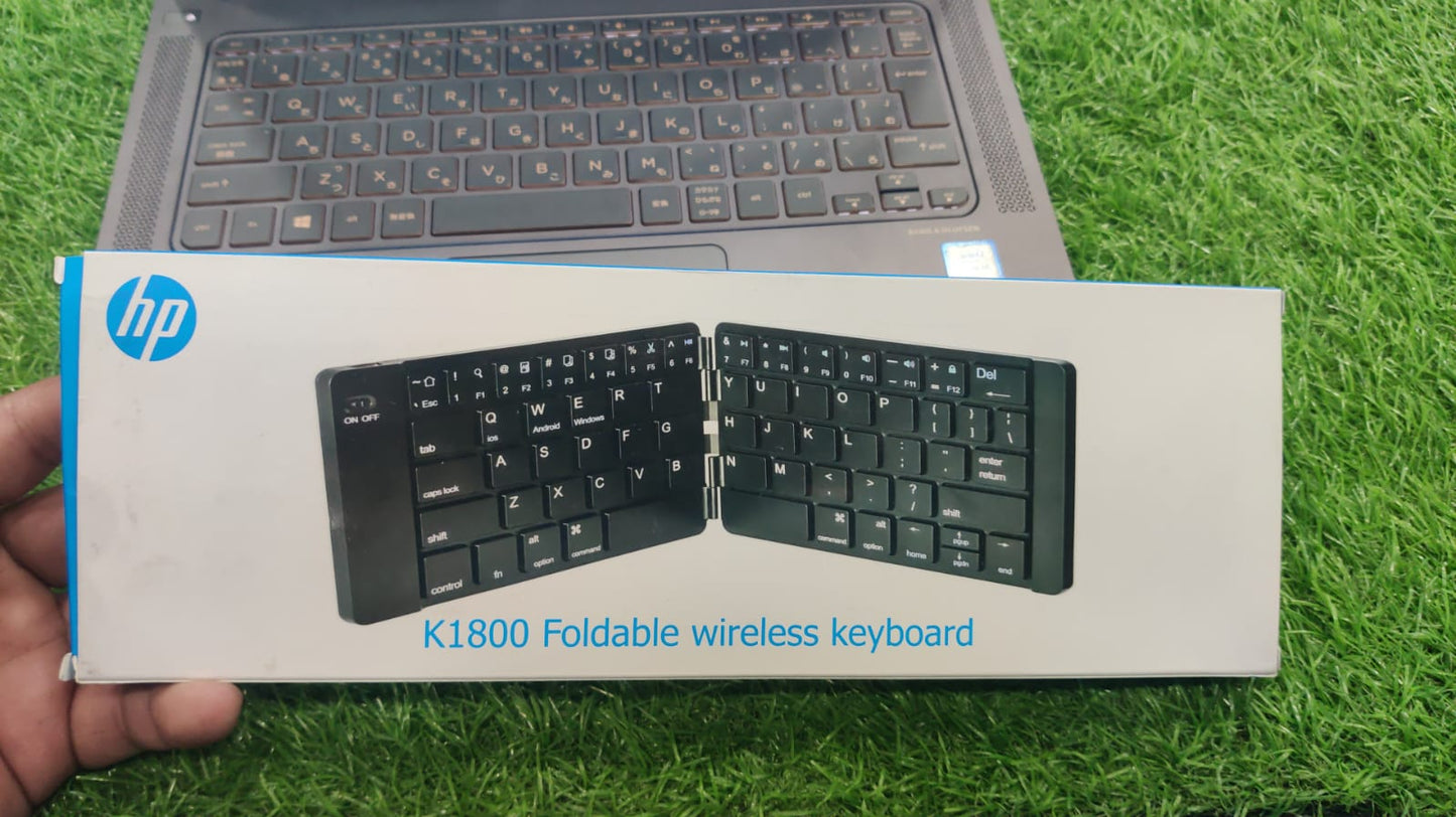 ⌨️ HP K1800 Foldable Wireless Keyboard - Bluetooth & Portable Multi-Device | IT Store