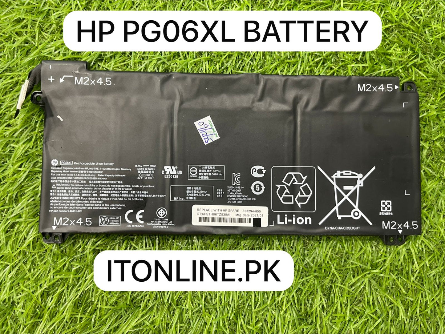 HP Pavilion Gaming 15-DH Battery Replacement PG06XL Rex City I.T. STORE