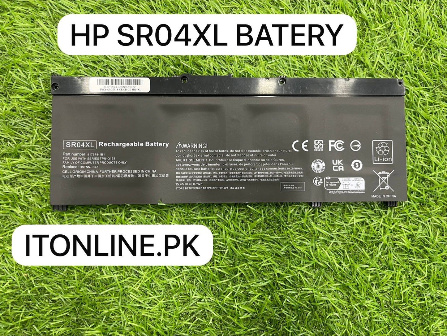 HP SR04XL Omen 15-CE Pavilion Gaming 15-CB Battery Price in Pakistan I.T. STORE