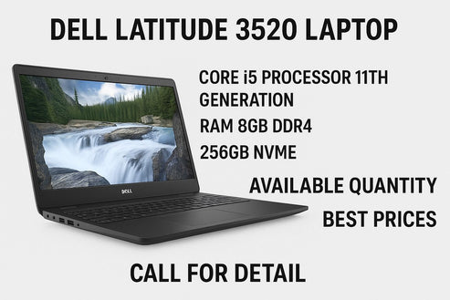 Waheed 3520 Dell Latitude 3520 Core i5 11TH GENERATION LAPTOP – IT STORE