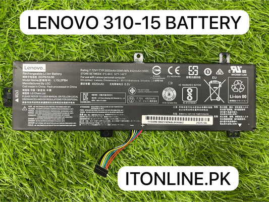 🔋 Lenovo Ideapad 310-15 Battery Price in Pakistan | L15M2PB5 - I.T. STORE Faisalabad 🚀