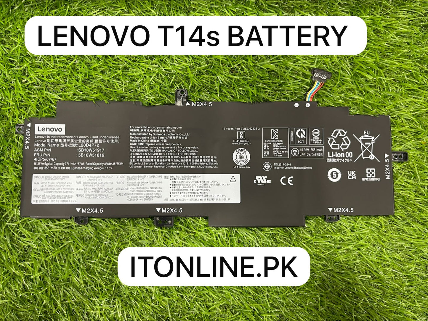 🔋 Lenovo ThinkPad T14s Battery Price in Pakistan | Original Quality - I.T. STORE Faisalabad 🚀