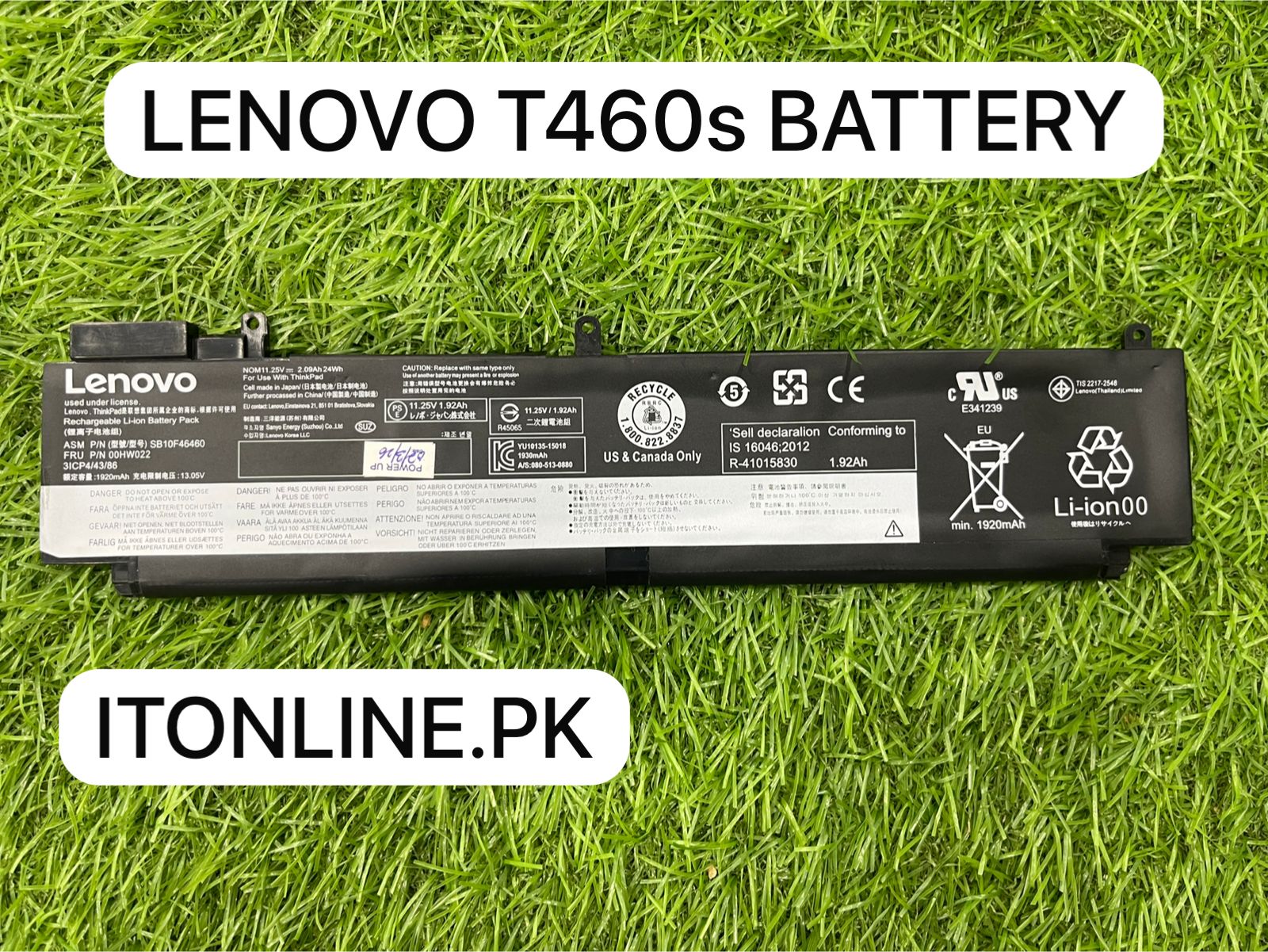 Lenovo ThinkPad T460s T470s Internal Battery 00HW022 Price in Pakistan I.T. STORE