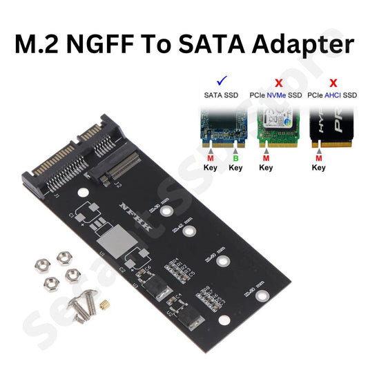 M.2 NGFF to SATA Adapter Card | M.2 SATA SSD to 2.5" SATA Converter | I.T. STORE