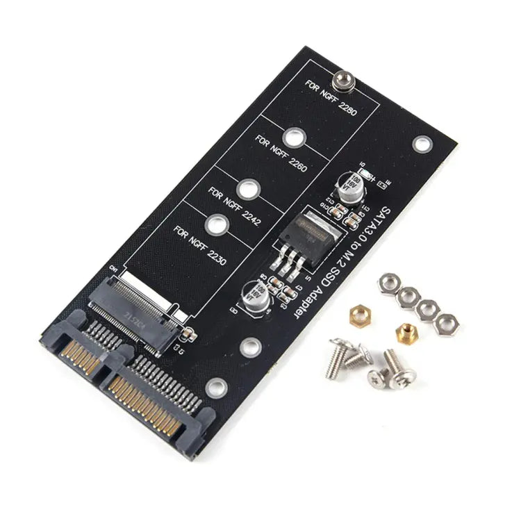 M.2 NGFF to SATA Adapter Card | M.2 SATA SSD to 2.5" SATA Converter | I.T. STORE