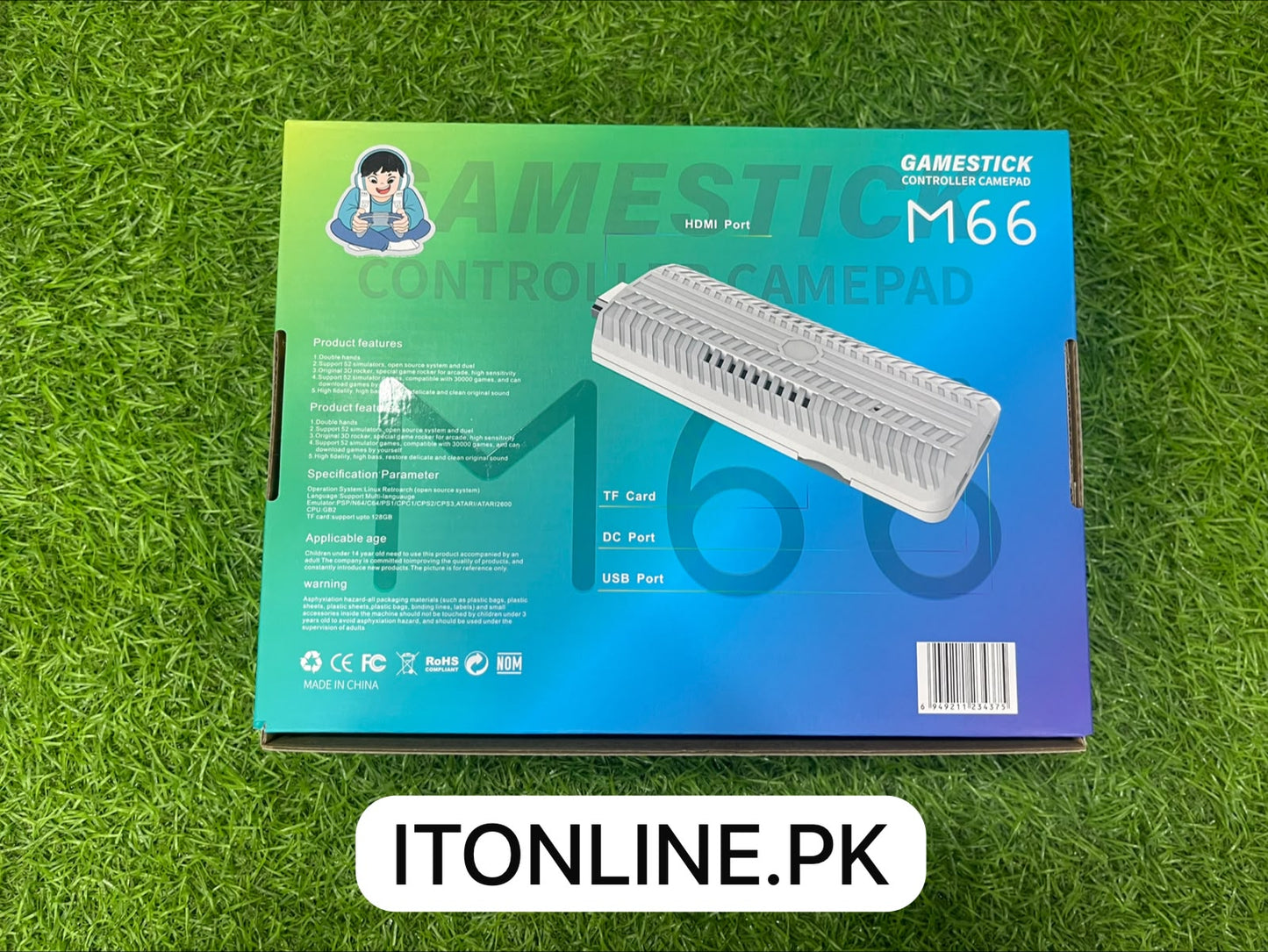 M66 4K Video Game Console with Dual Wireless Controllers Faisalabad
