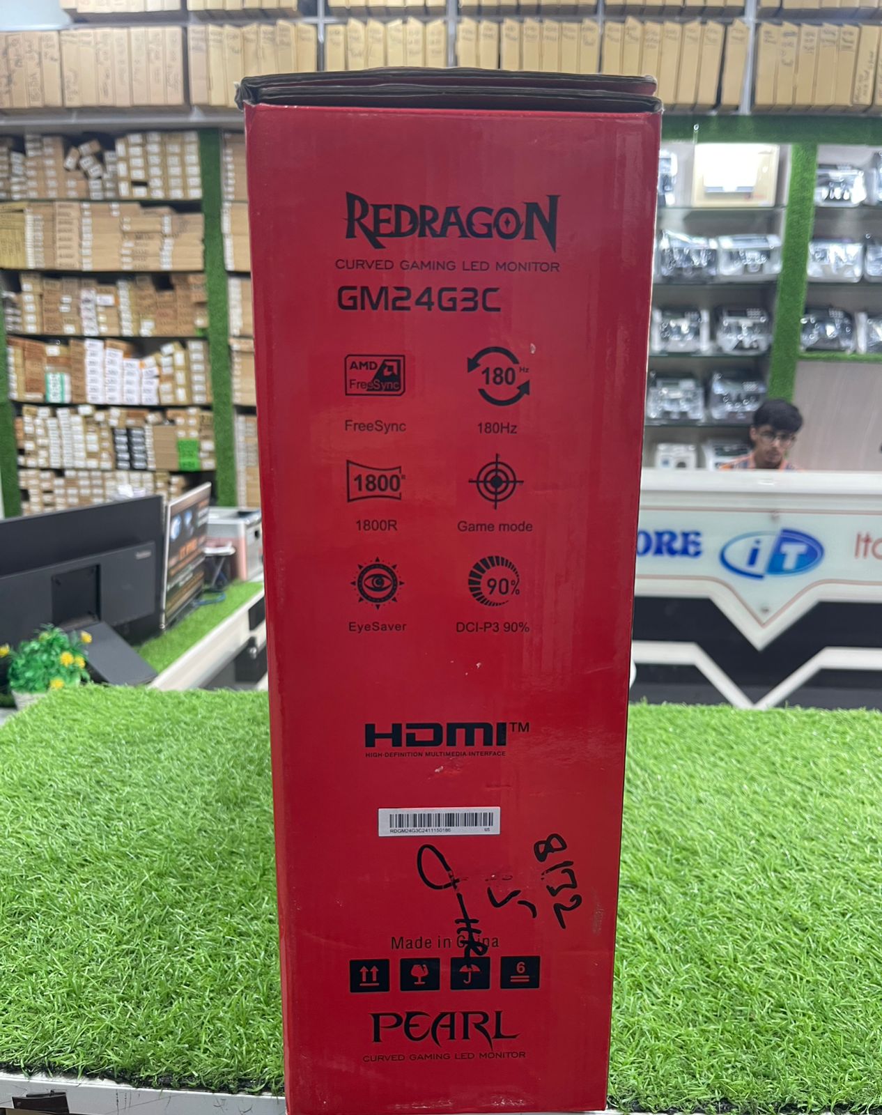 Redragon Pearl GM24G3C 23.6 inch Curved Gaming Monitor Price in Pakistan I.T. STORE