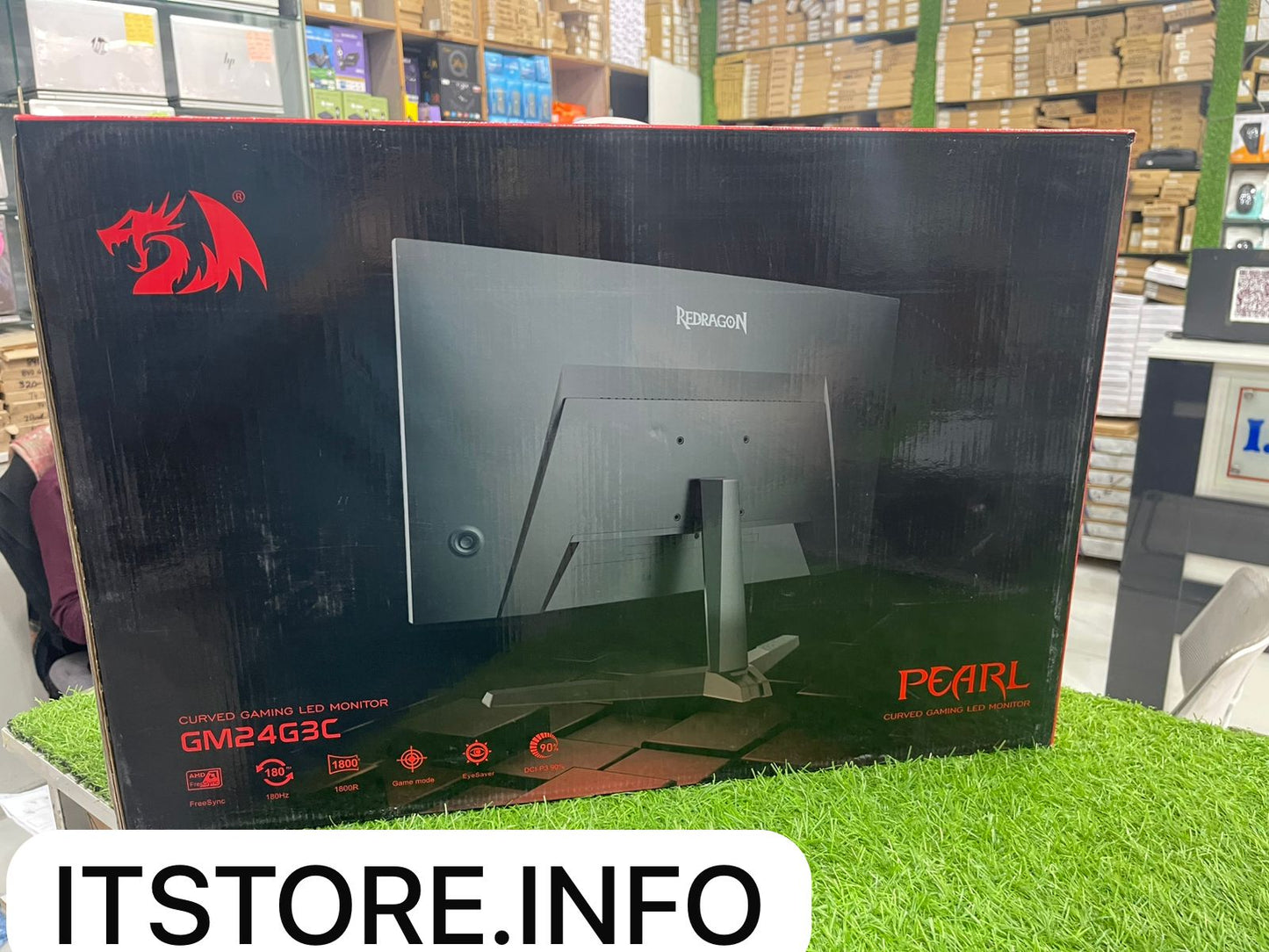 Redragon Pearl GM24G3C Curved Display AMD FreeSync 1800R I.T. STORE
