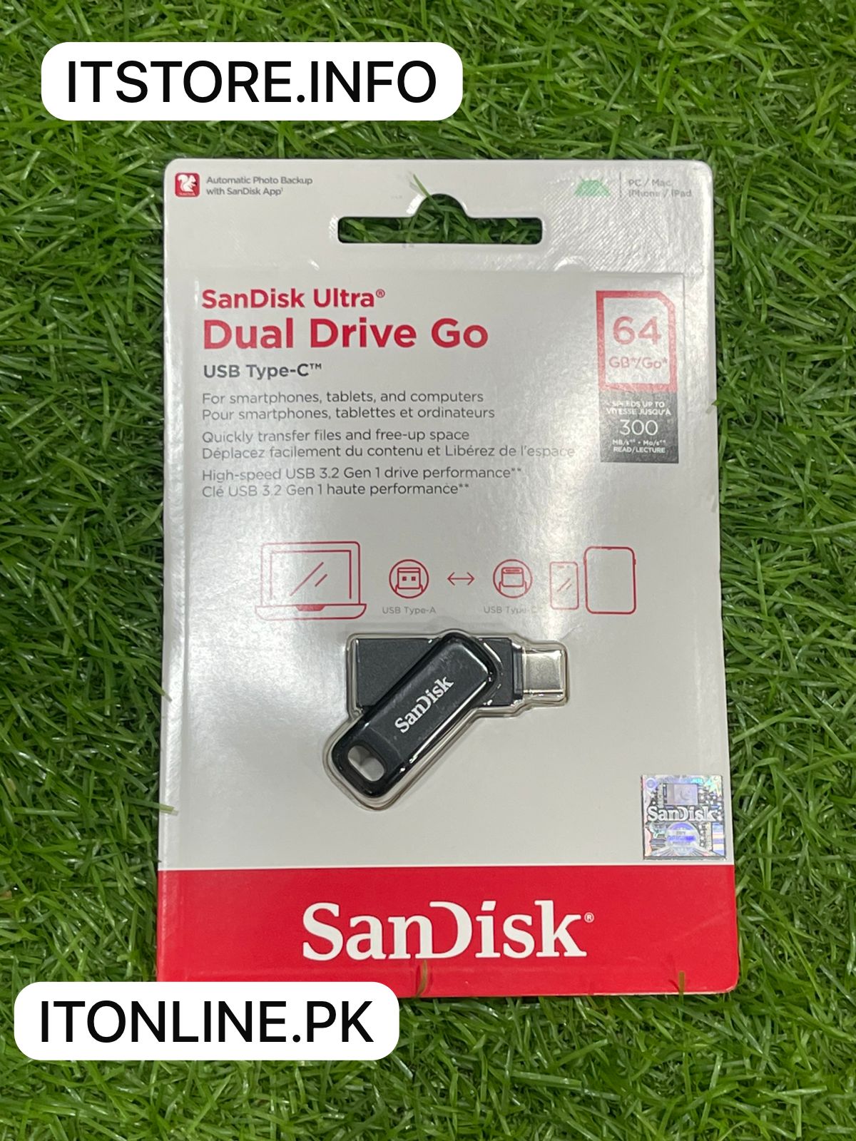 SanDisk Ultra Dual Drive Go 64GB USB Type-C Price in Pakistan I.T. STORE