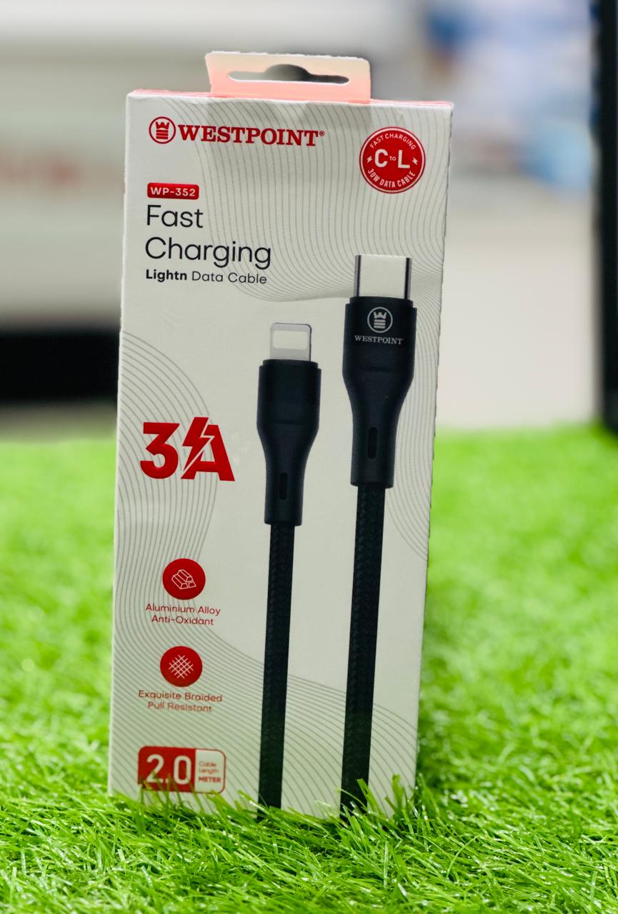 Westpoint WP-352 Type-C to Lightning Data Cable - 30W Fast Charging - 2.0 Meter