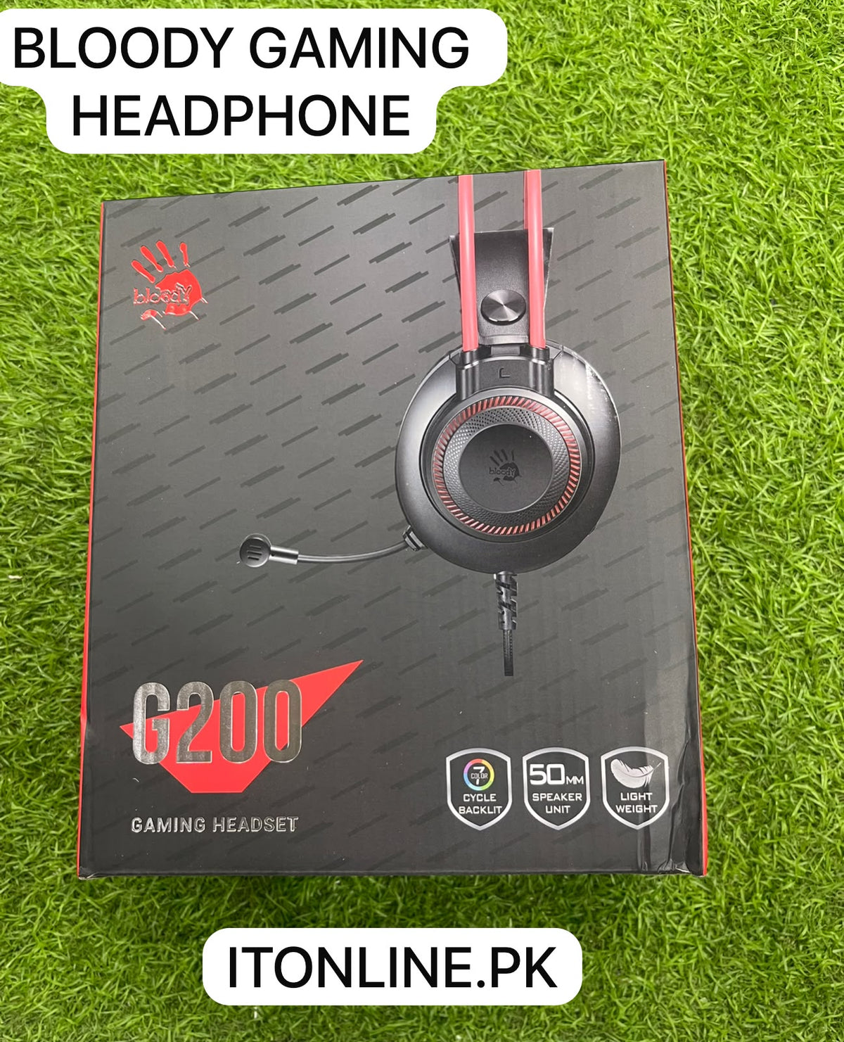 original bloody g200 light weight gaming headphone jaffar malik it store faisalabad   