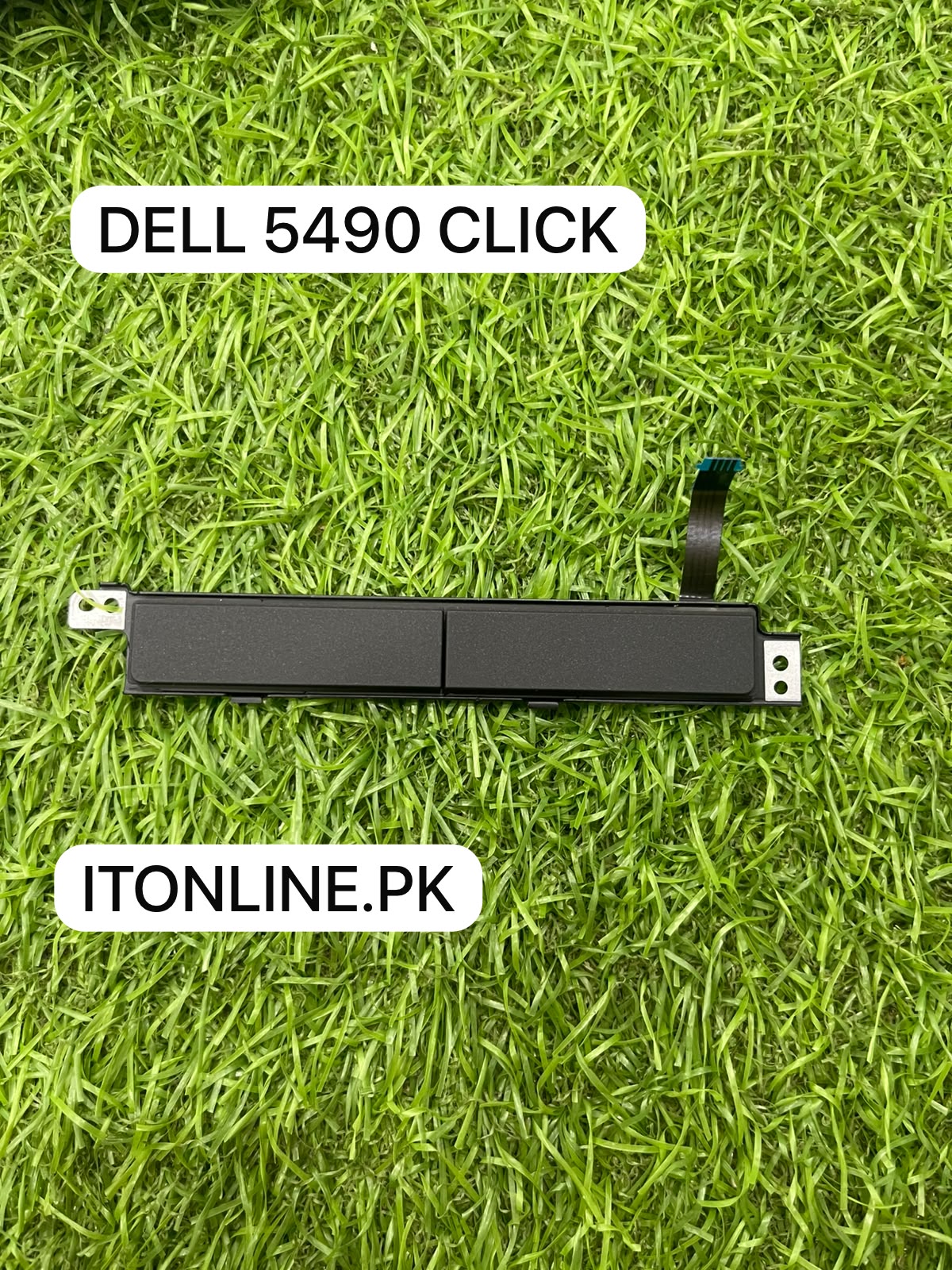 dell latitude 5490 trackpad buttons strip metal back view with ribbon cable itstore info
