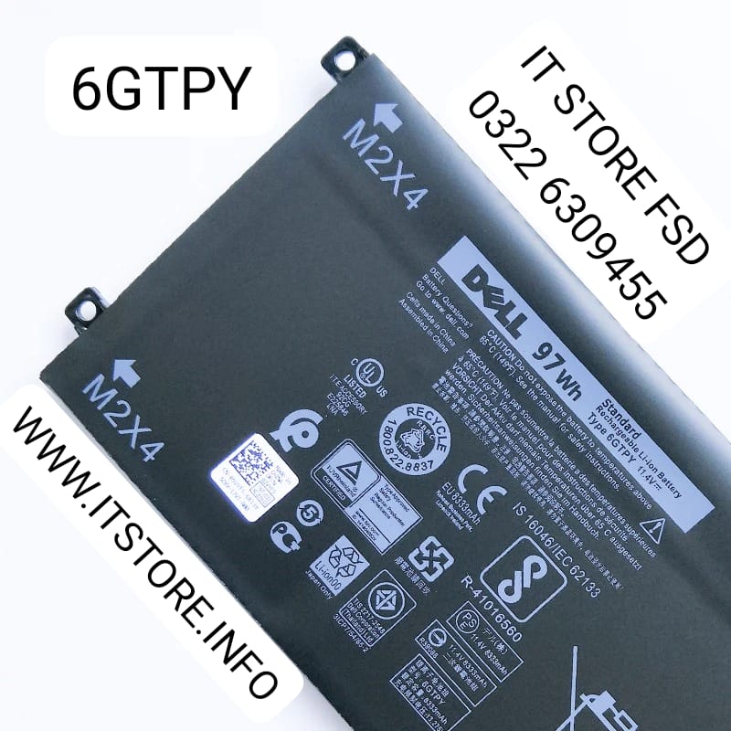6GTPY DELL Precision 5510 5520 5530 M5510 M5520 XPS 15 9560 9550 9570 Vostro 7500 759 P56F P56F001 P56F002 5XJ28 GPM03 4GVGH 5D91C GPM03 451-BBYB-TM 1P6KD GPM031C