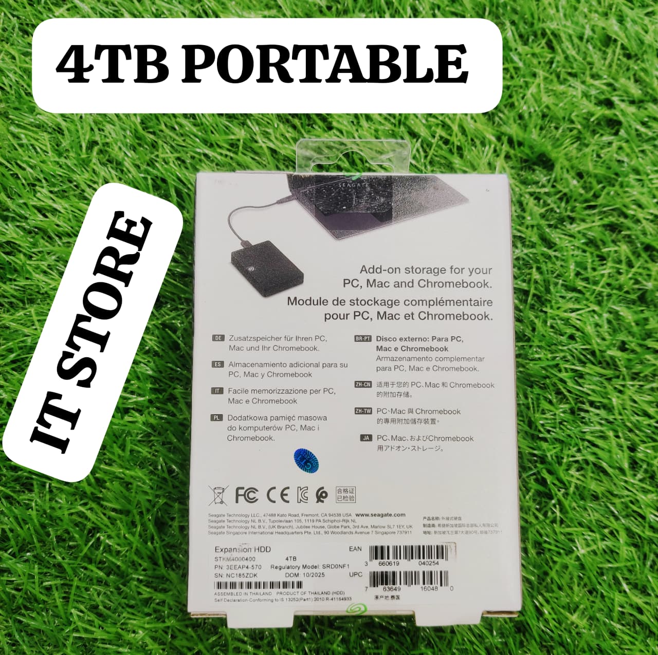 Seagate 4TB Expansion Portable External Hard Drive Price Faisalabad | I.T. STORE