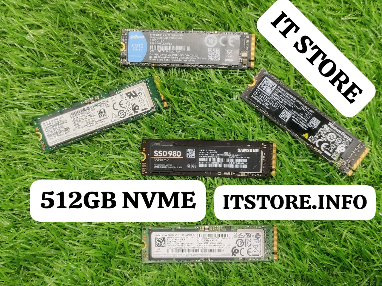 512GB NVMe SSD Branded Used - Samsung, WD, SK Hynix, Micron | IT Store
