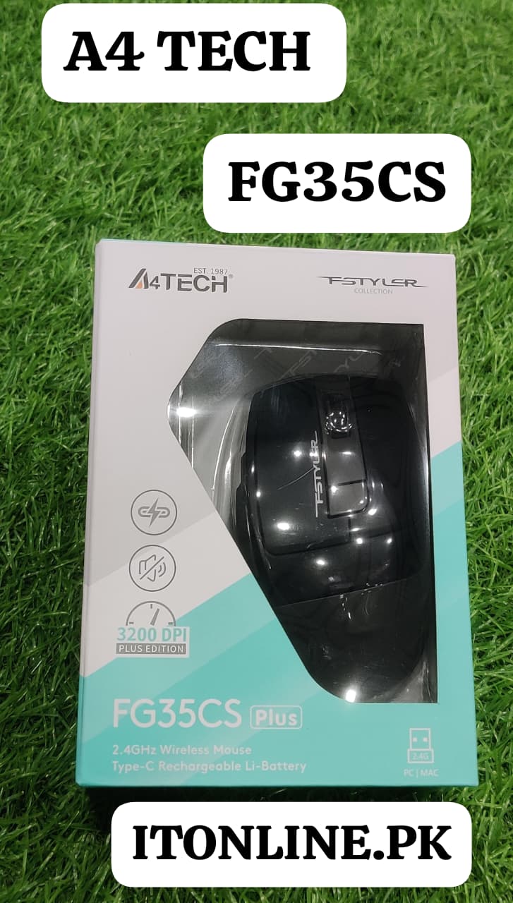 A4Tech FSTYLER FG35CS Plus Rechargeable Wireless Mouse