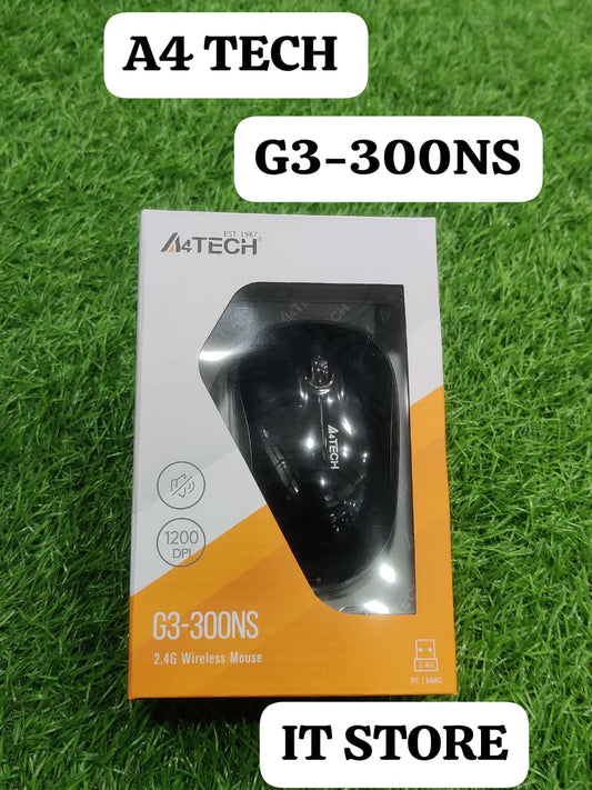 A4Tech G3-300NS Silent Wireless Mouse Front View