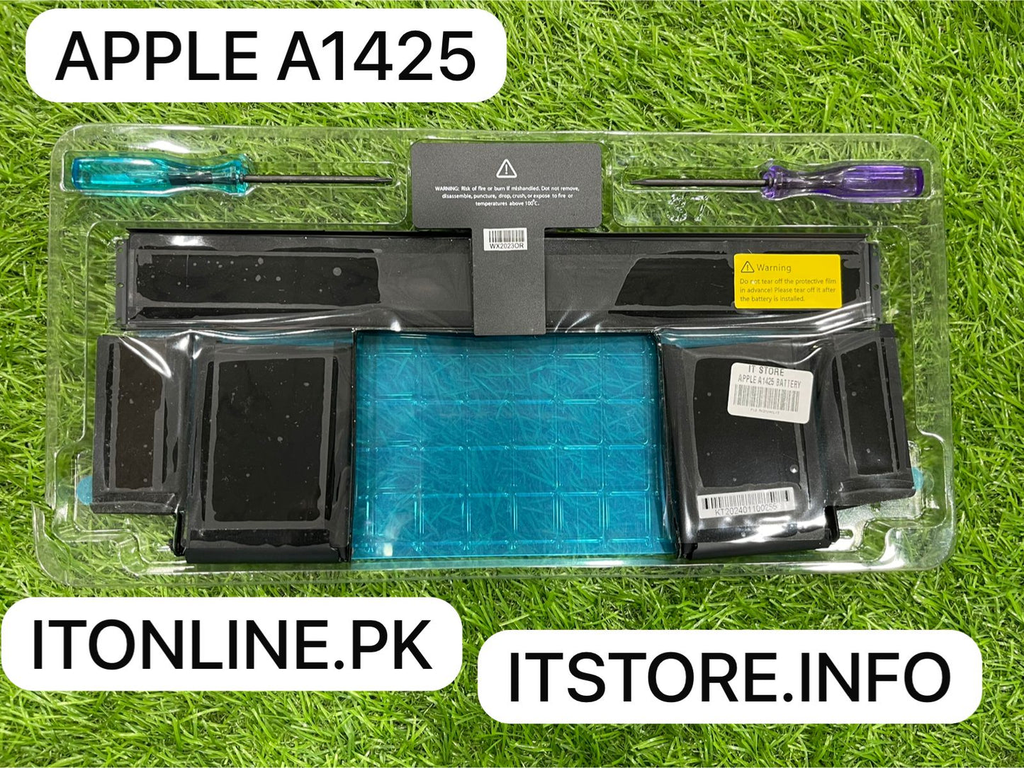 Apple MacBook Pro 13-inch Retina A1425 Battery A1437 Front View