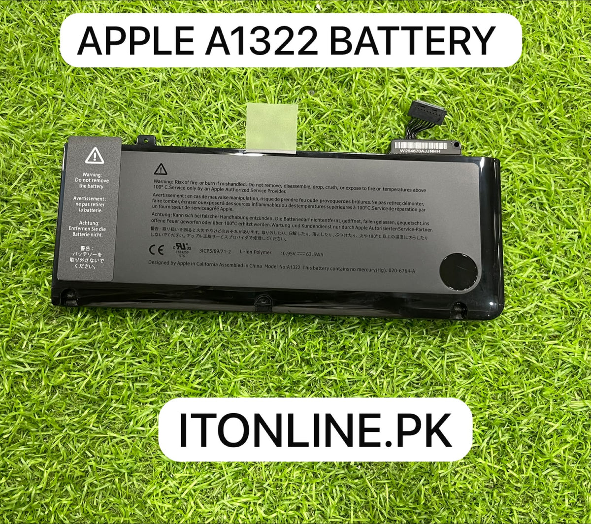 apple a1322 macbook battery rear casing view with connector itstore info