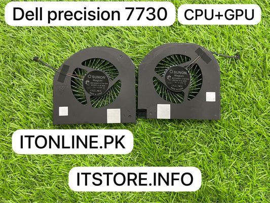 Dell Precision 7730 and 7740 CPU and GPU Cooling Fan Pair 07JV64
