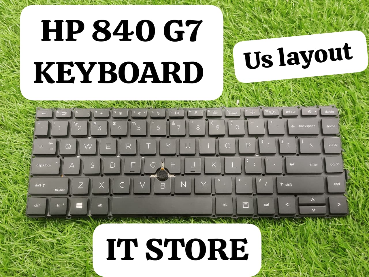 HP EliteBook 840 G7 Keyboard US Layout Replacement Silver